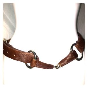 Horsebit; Mocha Rich Brown, Calf Hair with Silver Hardware, ABSOLUTELY STUNNING